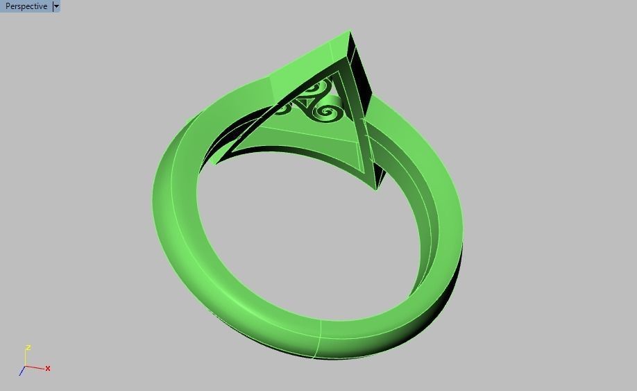 pyramid ring 02 3D print model_29