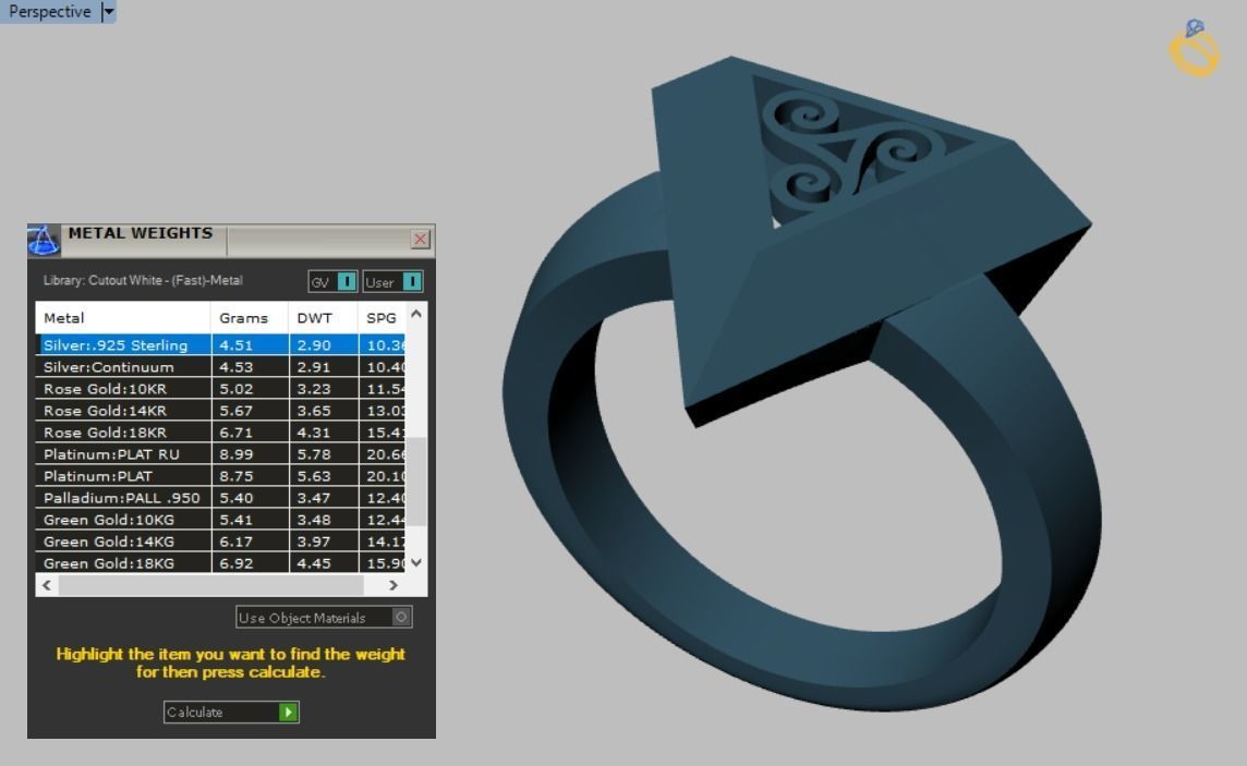 pyramid ring 02 3D print model_12