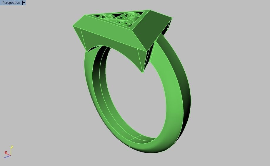 pyramid ring 02 3D print model_31