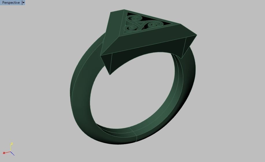 pyramid ring 02 3D print model_32