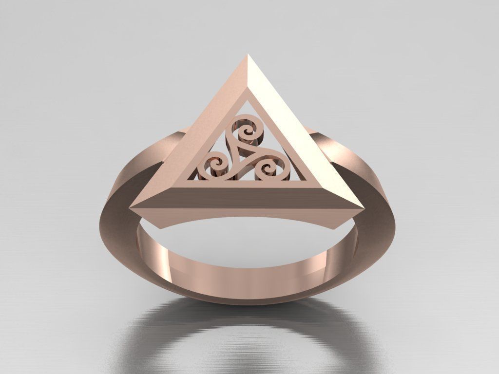 pyramid ring 02 3D print model_18