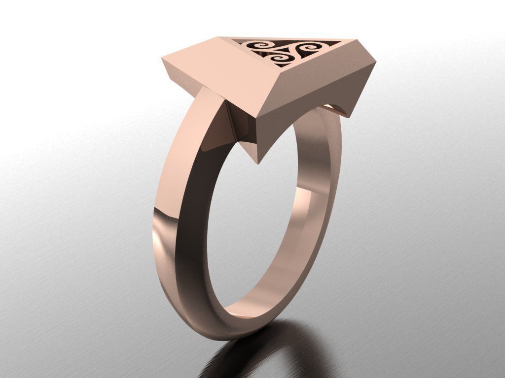 pyramid ring 02 3D print model_17