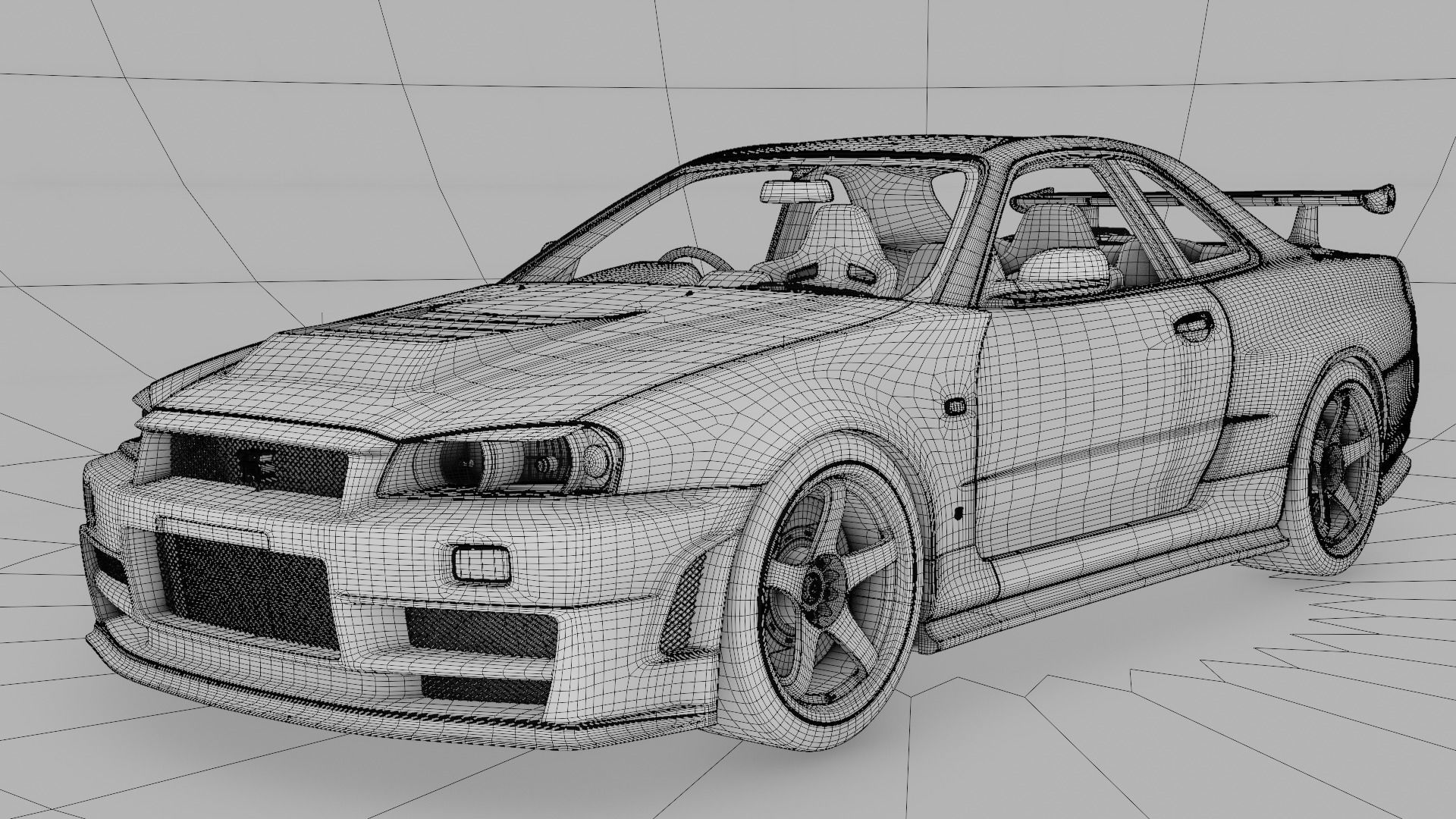 Nissan Skyline GTR R34 Nismo Z-Tune  3D model_21