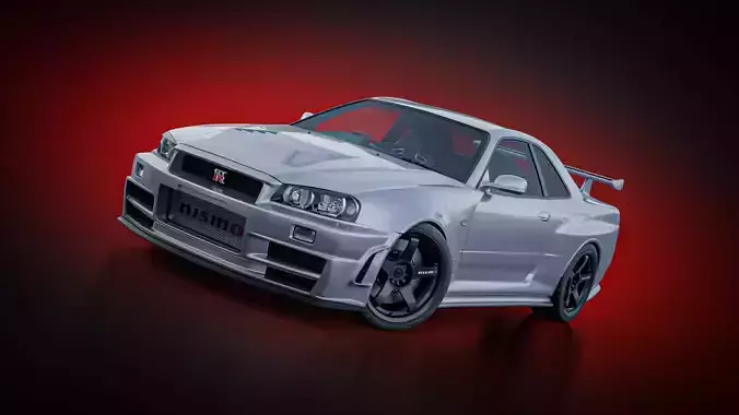 Nissan Skyline GTR R34 Nismo Z-Tune  3D model