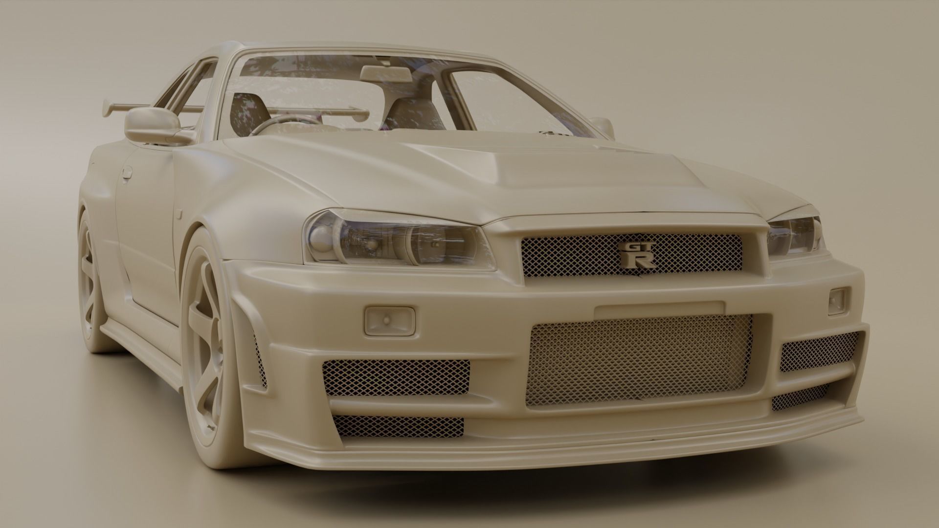 Nissan Skyline GTR R34 Nismo Z-Tune  3D model_20