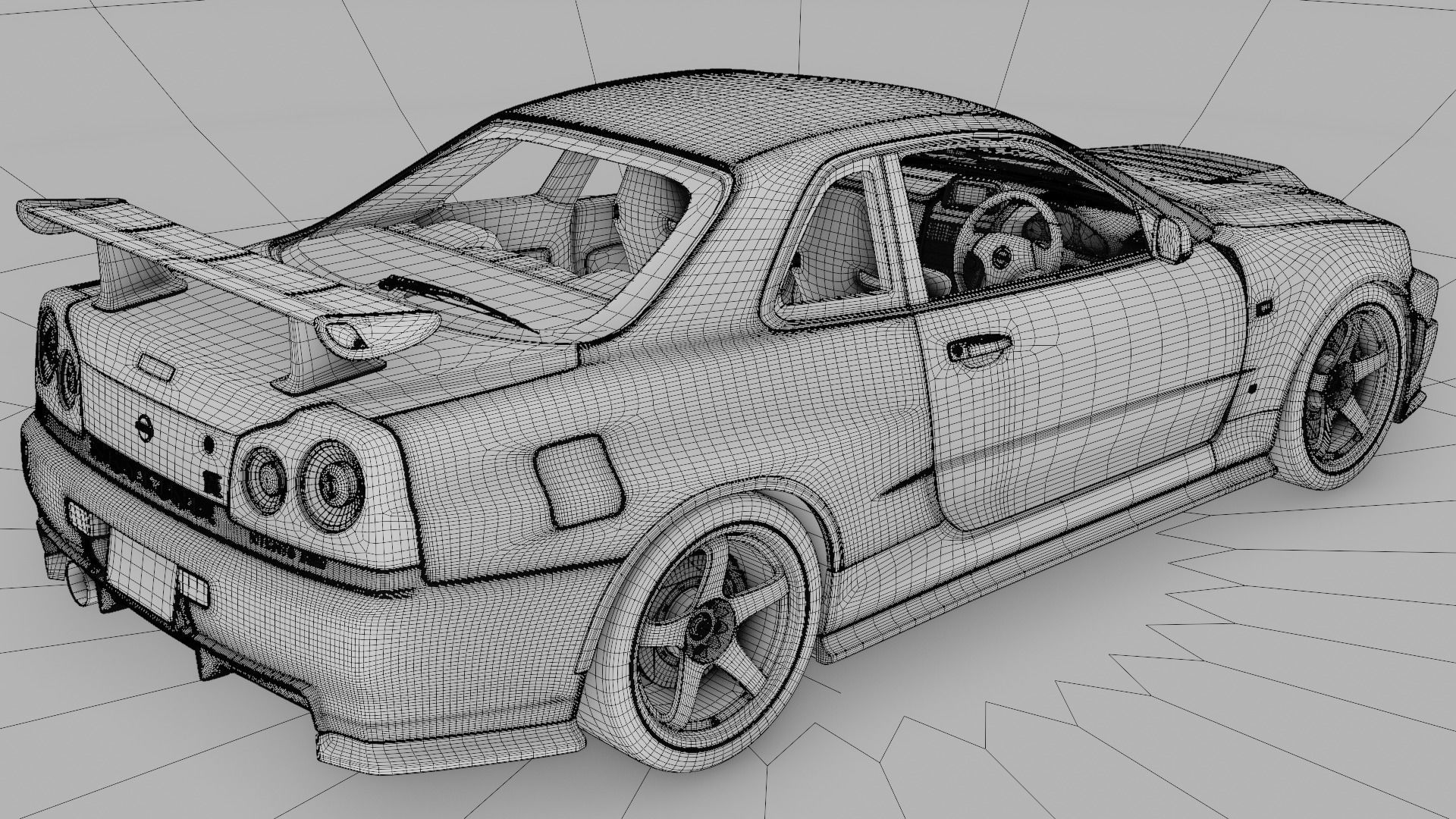 Nissan Skyline GTR R34 Nismo Z-Tune  3D model_26