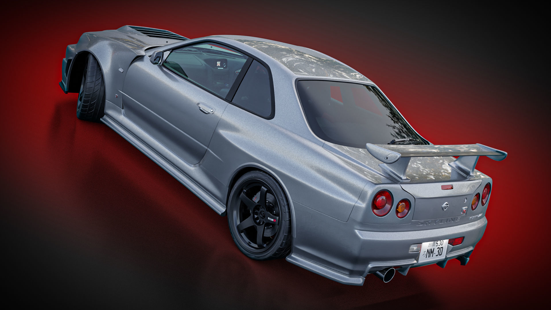 Nissan Skyline GTR R34 Nismo Z-Tune  3D model_2