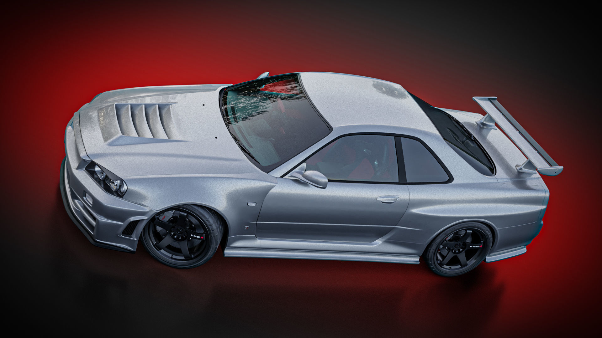 Nissan Skyline GTR R34 Nismo Z-Tune  3D model_1
