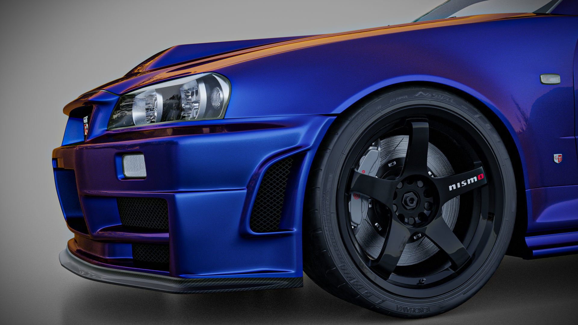 Nissan Skyline GTR R34 Nismo Z-Tune  3D model_8