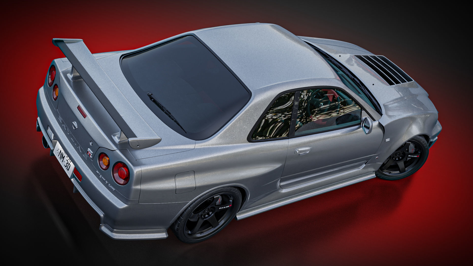Nissan Skyline GTR R34 Nismo Z-Tune  3D model_4