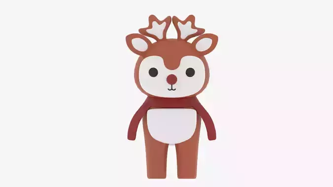 Cartoon Cute Deer