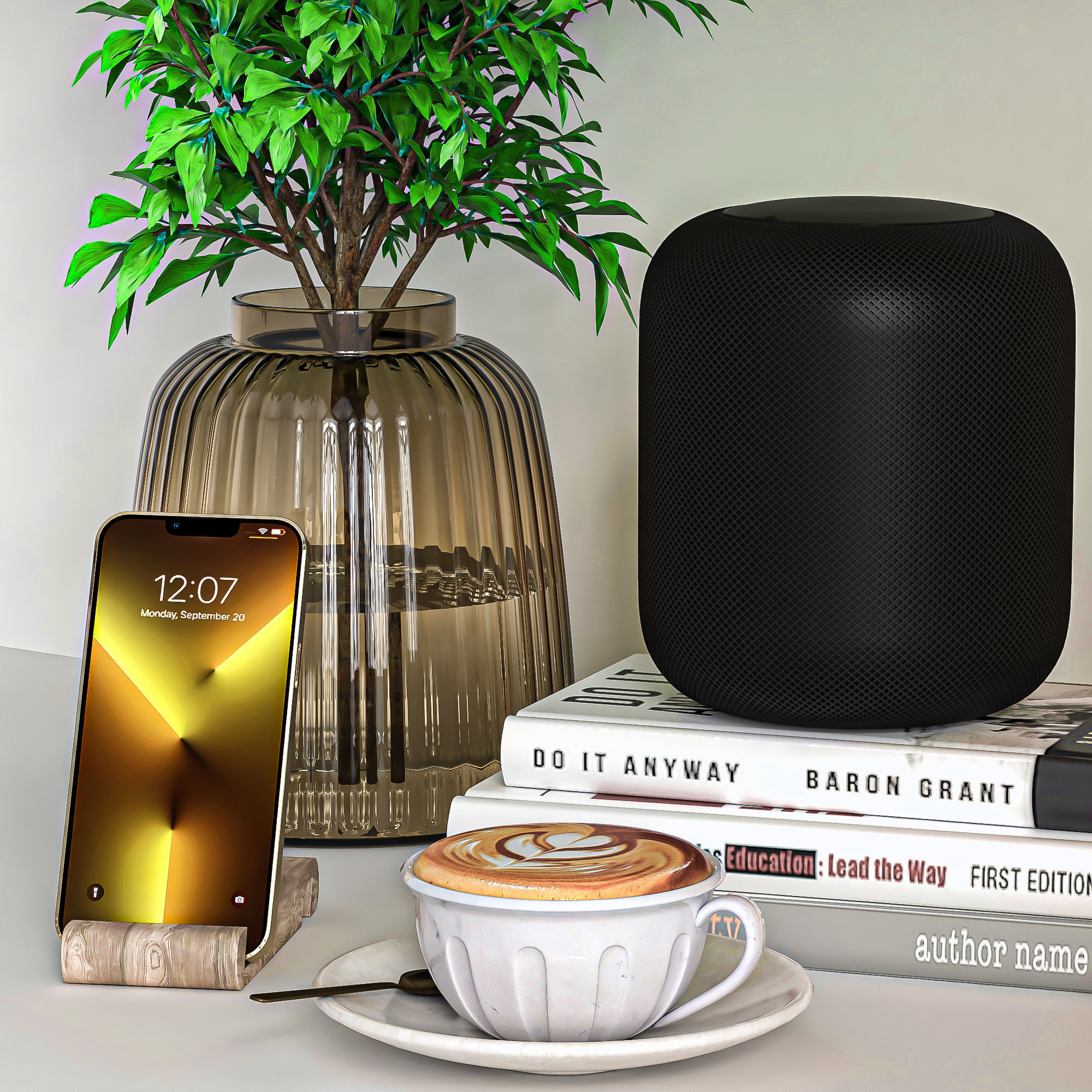 Decorative set 08 3D model_2