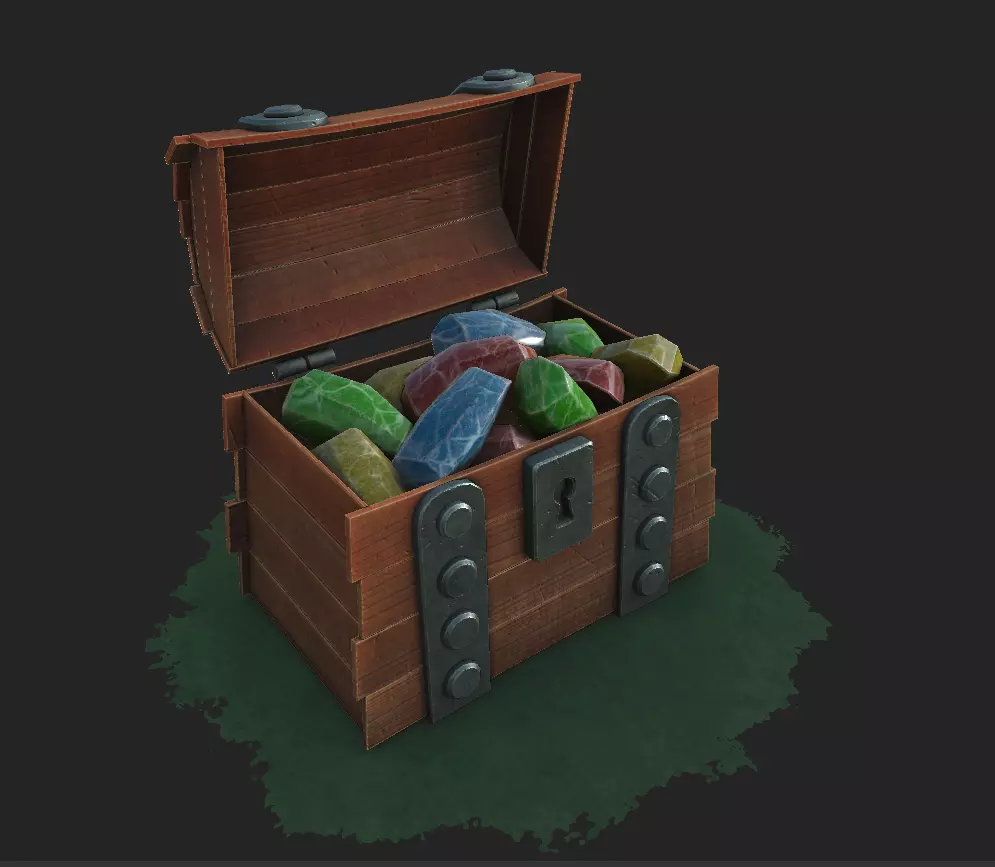 Chest 11 Free low-poly 3D model
