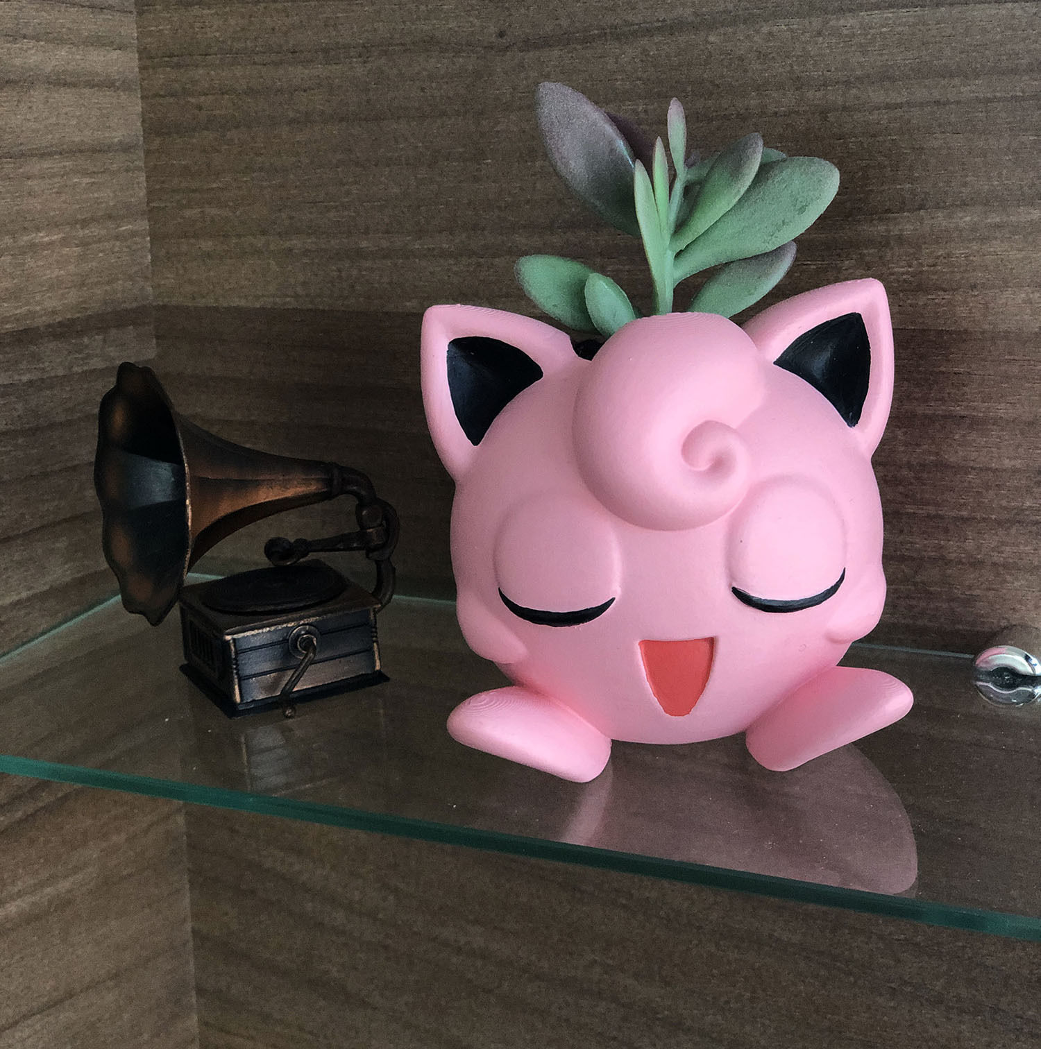 JIGGLYPUFF POKEMON PLANTER VASE PENCIL CASE 3D print model_5