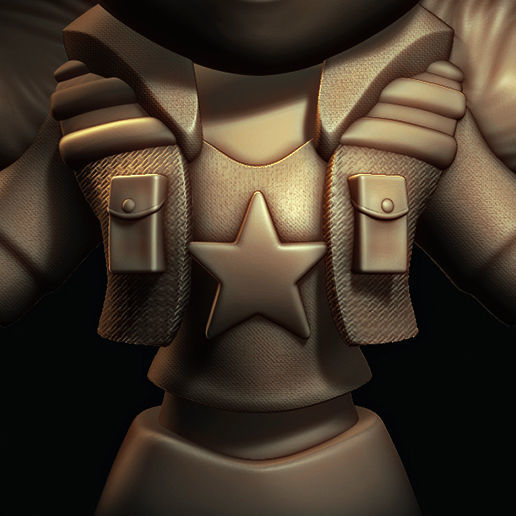 America Chavez 3D print model_3