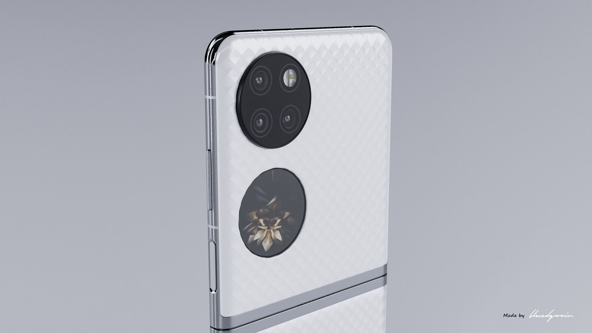 HUAWEI P50 POCKET 3D model_4