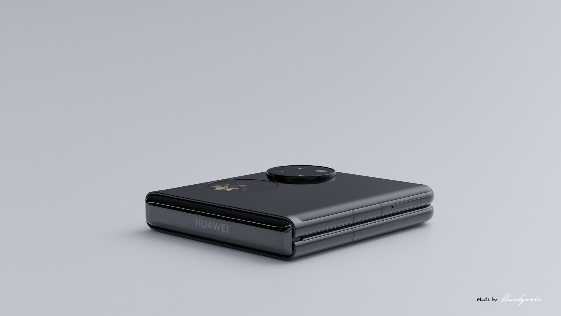 HUAWEI P50 POCKET 3D model_11