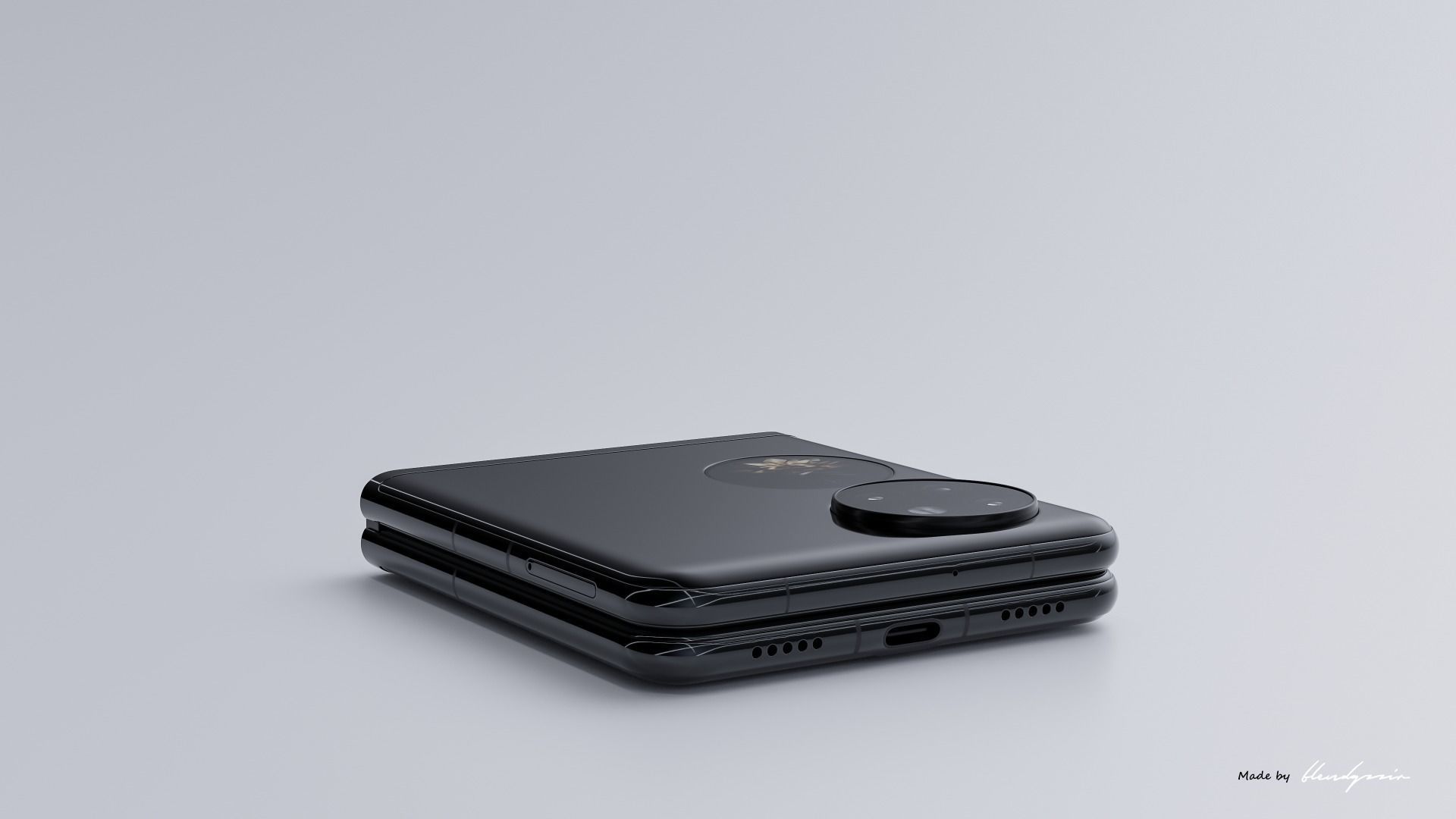 HUAWEI P50 POCKET 3D model_13