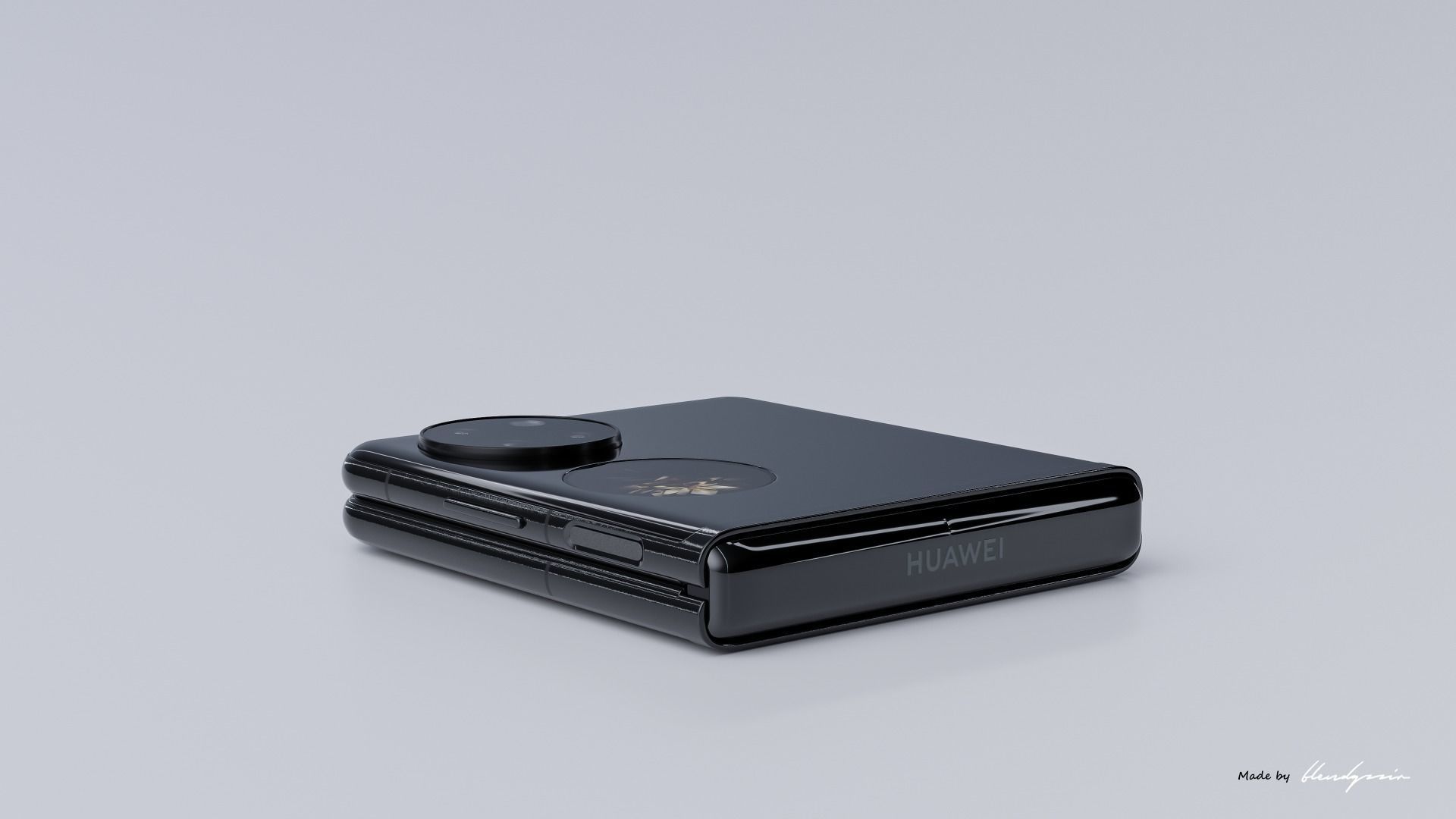 HUAWEI P50 POCKET 3D model_10
