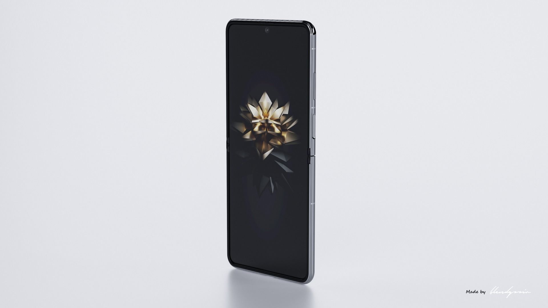 HUAWEI P50 POCKET 3D model_1