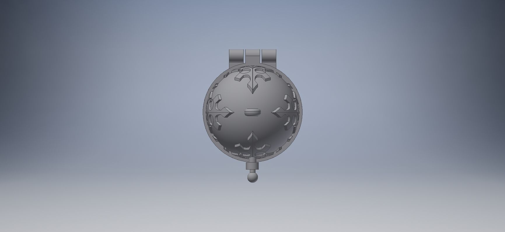 Silent Hill 3 pendant 3D print model_1