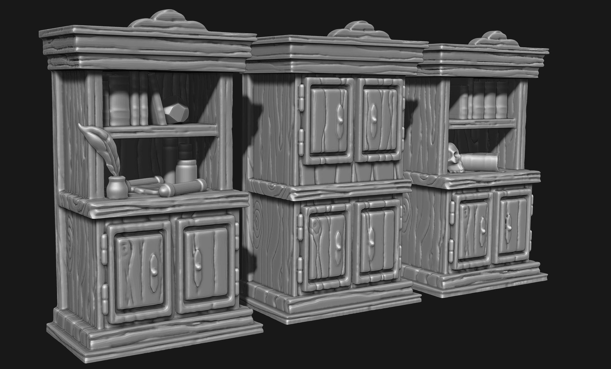 Simple Racks - Wargames - Boardgames - Dioramas - Railway models 3D print model_3