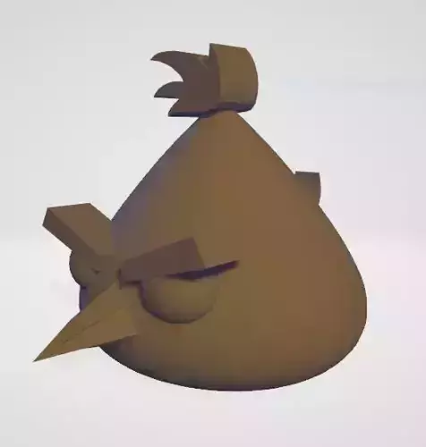 Yellow bird    Angry birds 3D model
