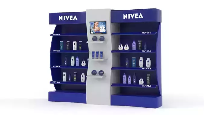 Nivea Collection plastic case with stripe 3D model