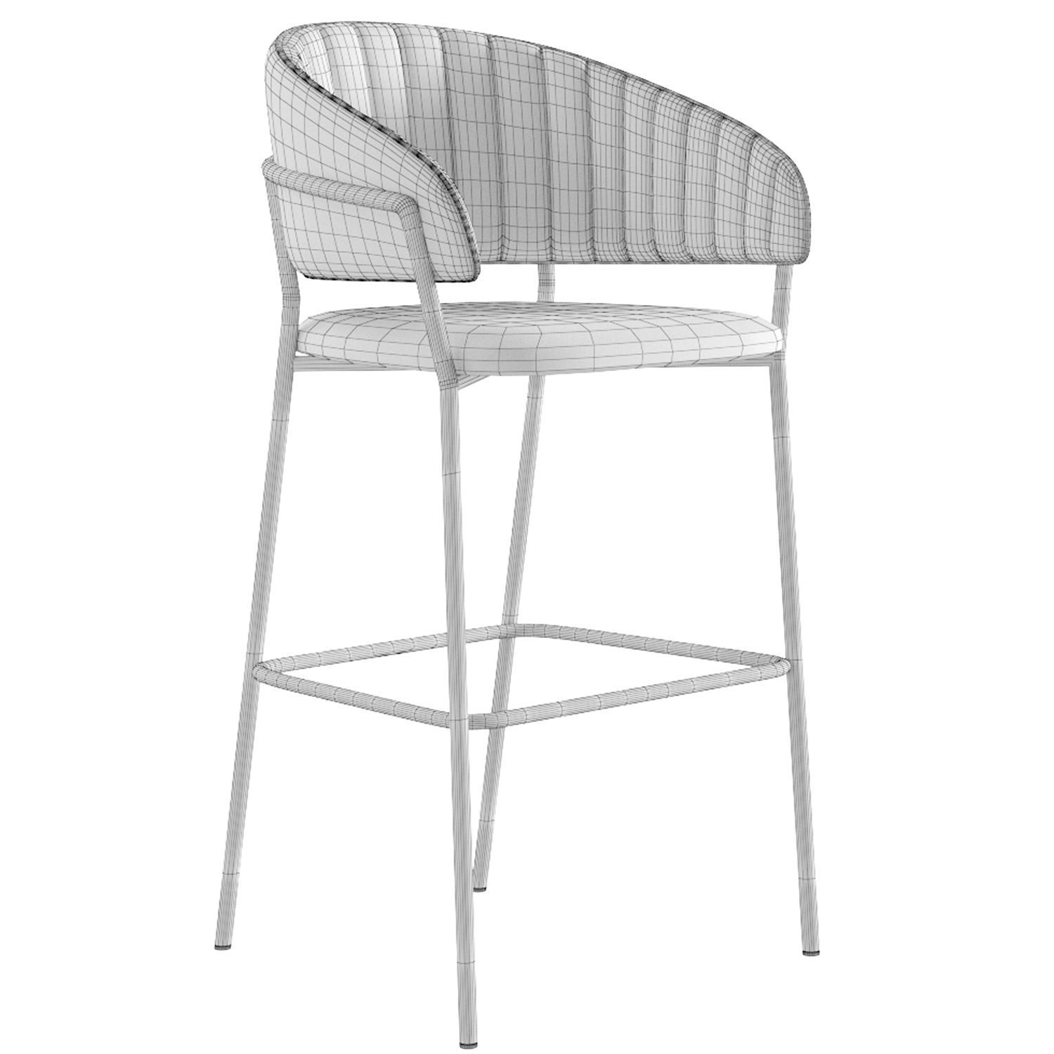 Deephouse Pisa Bar Stool 3D model_5