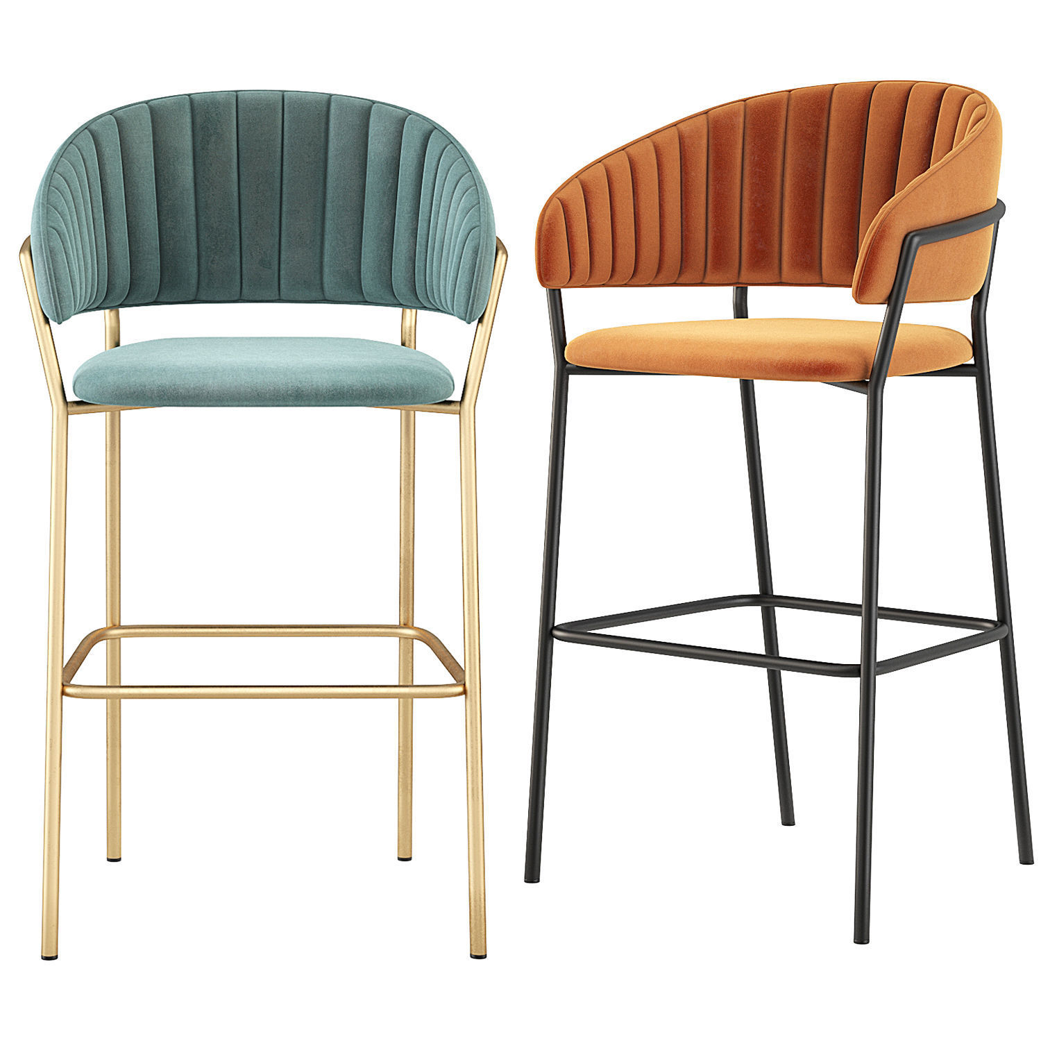 Deephouse Pisa Bar Stool 3D model_1