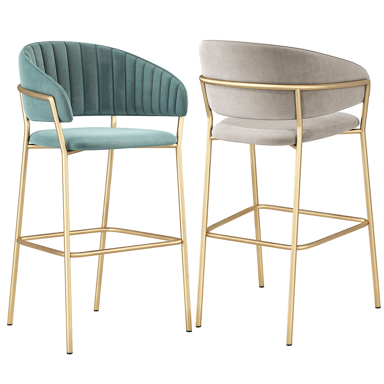 Deephouse Pisa Bar Stool 3D model_4