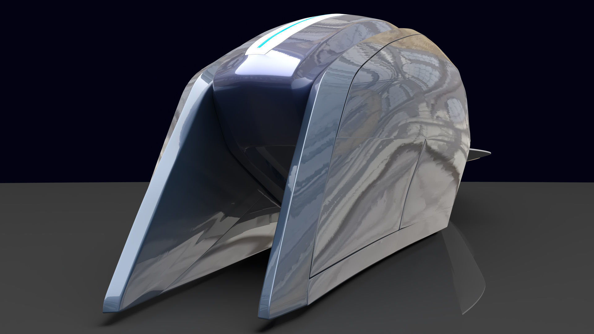 Aerotrain 3D model 3D model_3