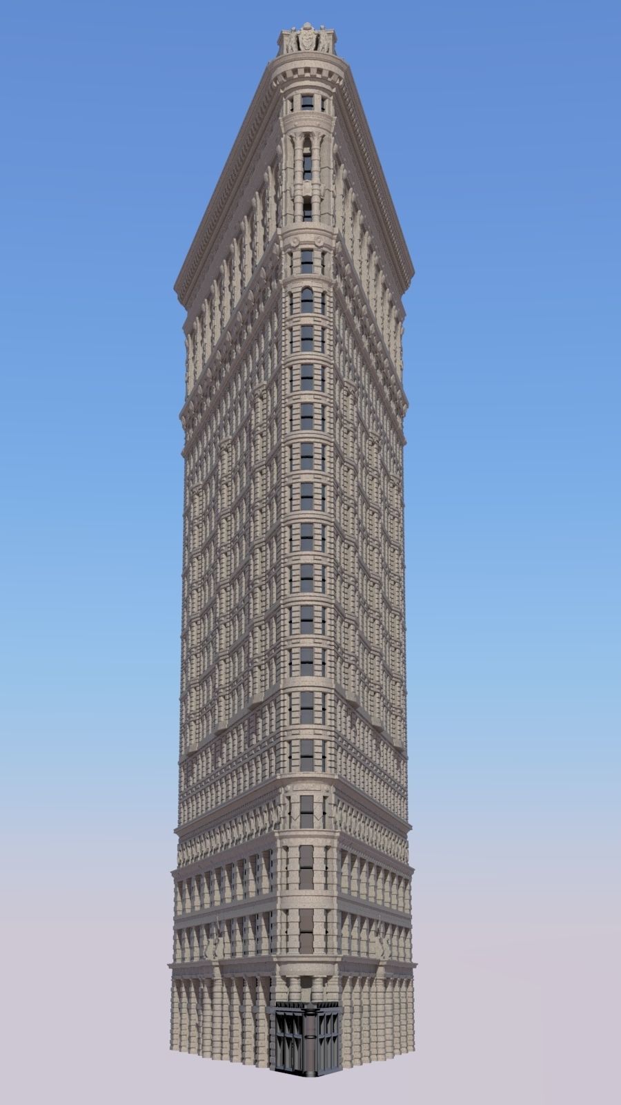 Flatiron Building 3D print model_1