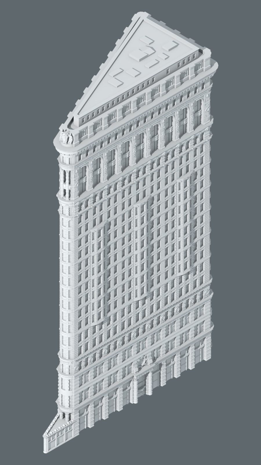 Flatiron Building 3D print model_6
