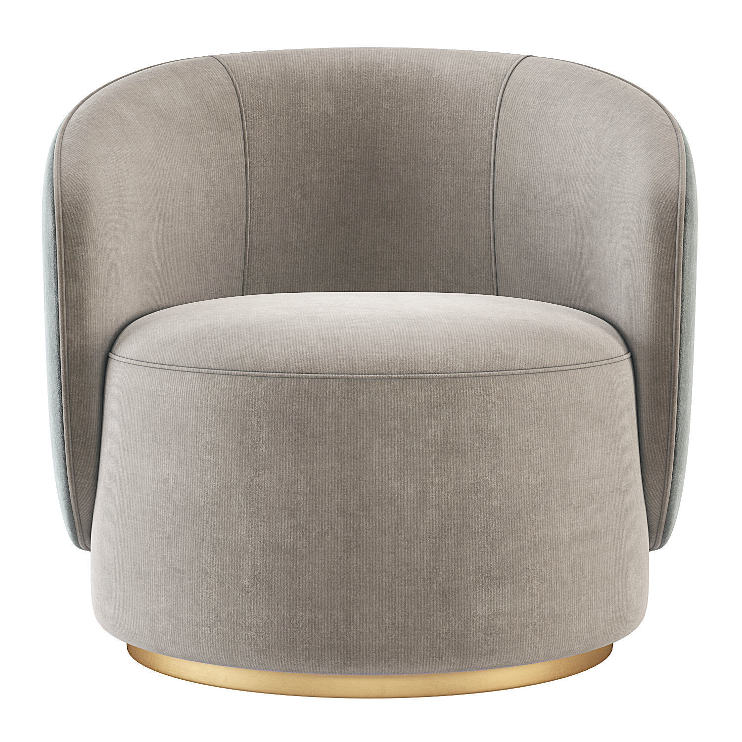 Fendi Casa Annabelle Armchair 3D model_2