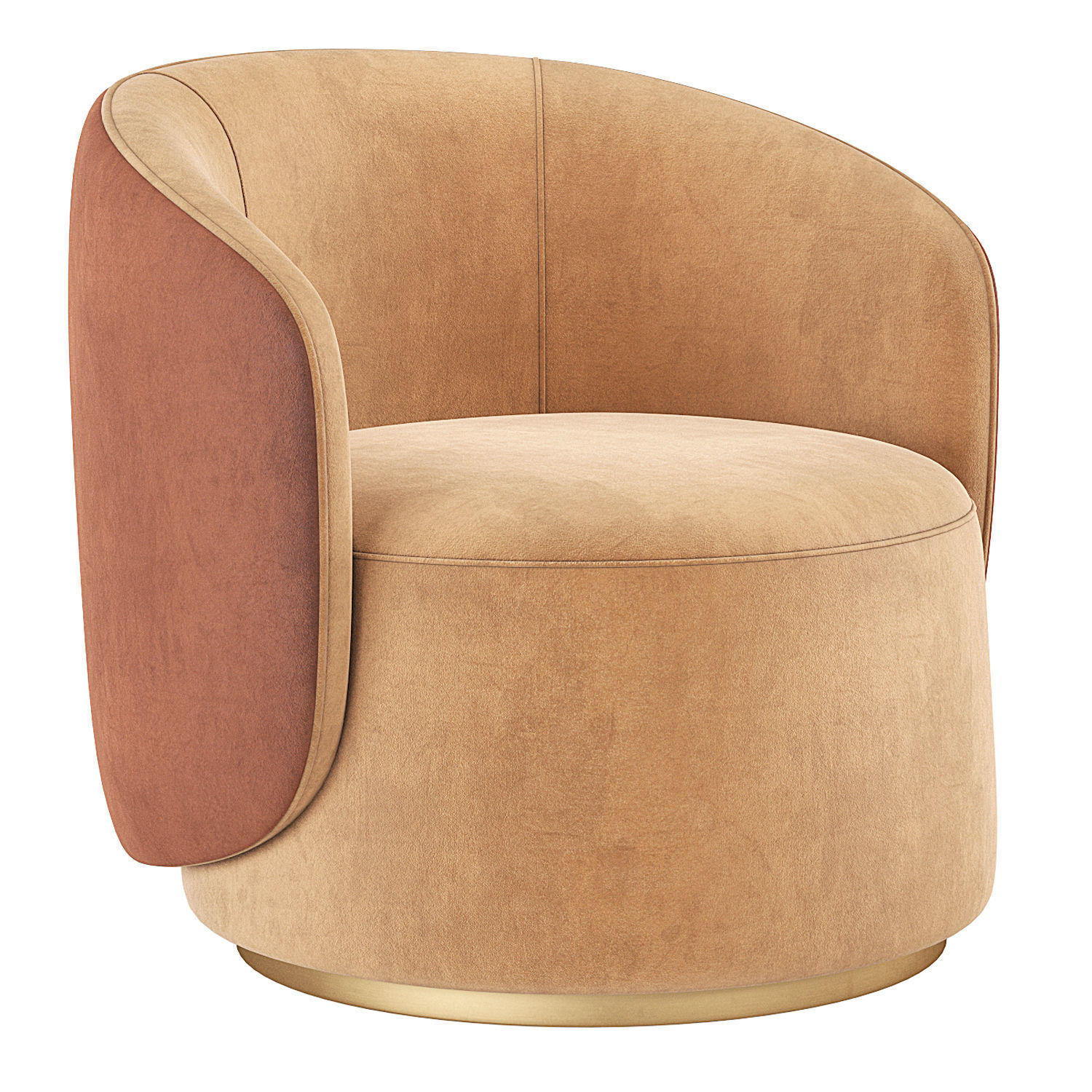Fendi Casa Annabelle Armchair 3D model_1