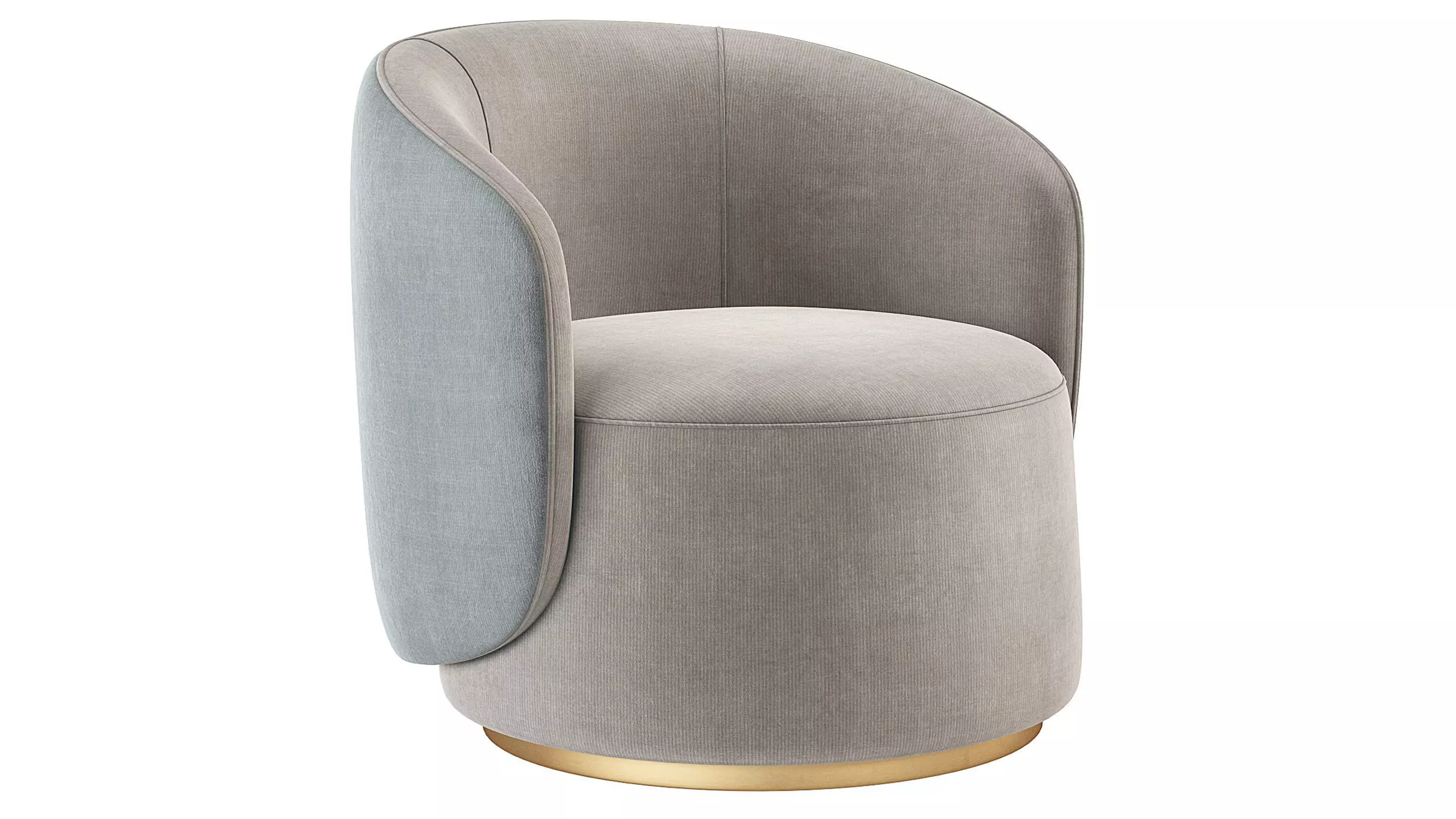 Fendi Casa Annabelle Armchair 3D model_0