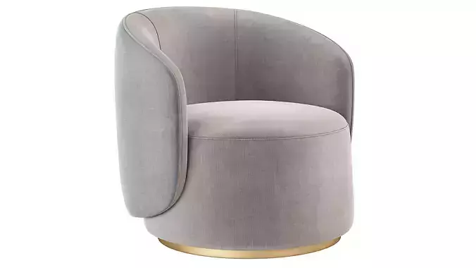 Fendi Casa Annabelle Armchair 3D model