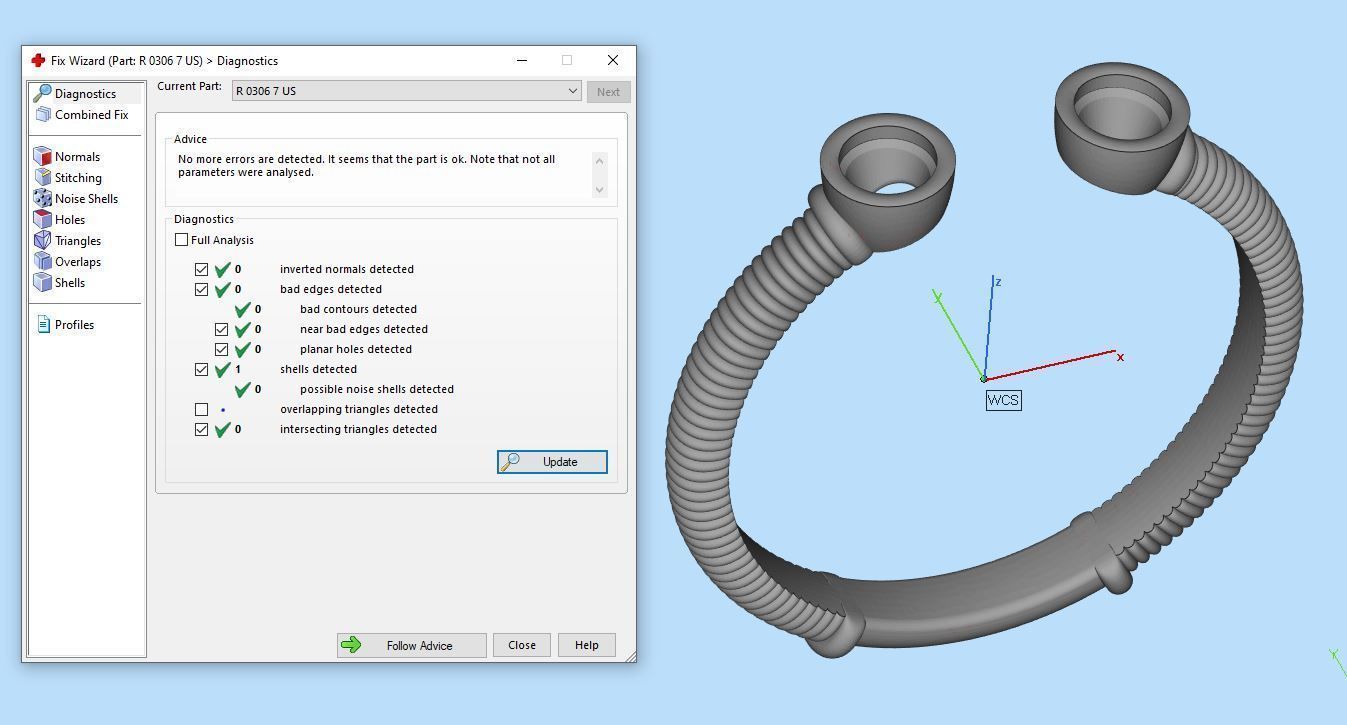 Band spring ring with stones printable 3d model 3D print model_19