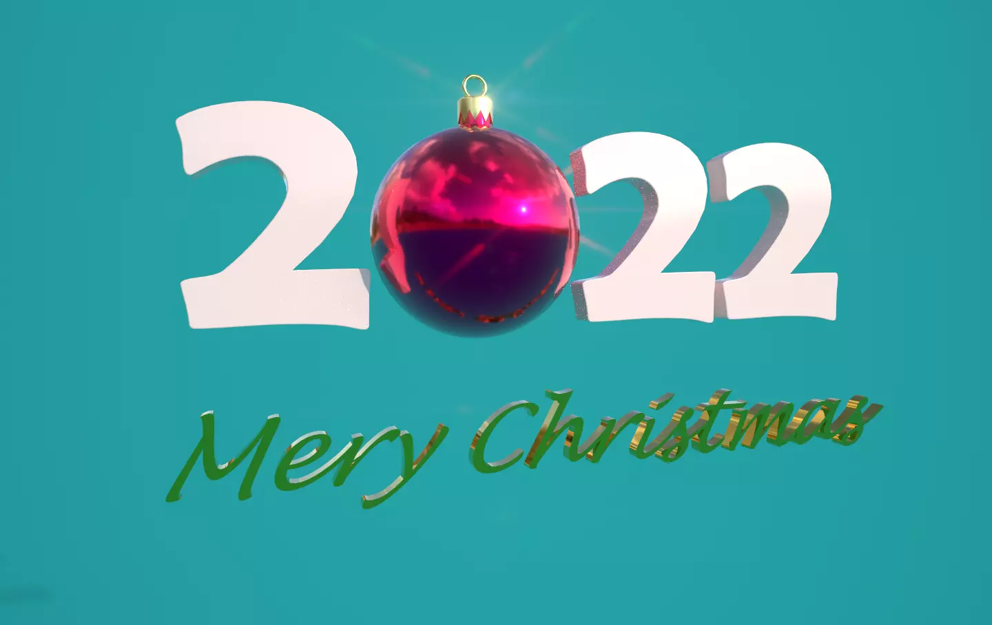 mery chrismas 2022 Free low-poly 3D model