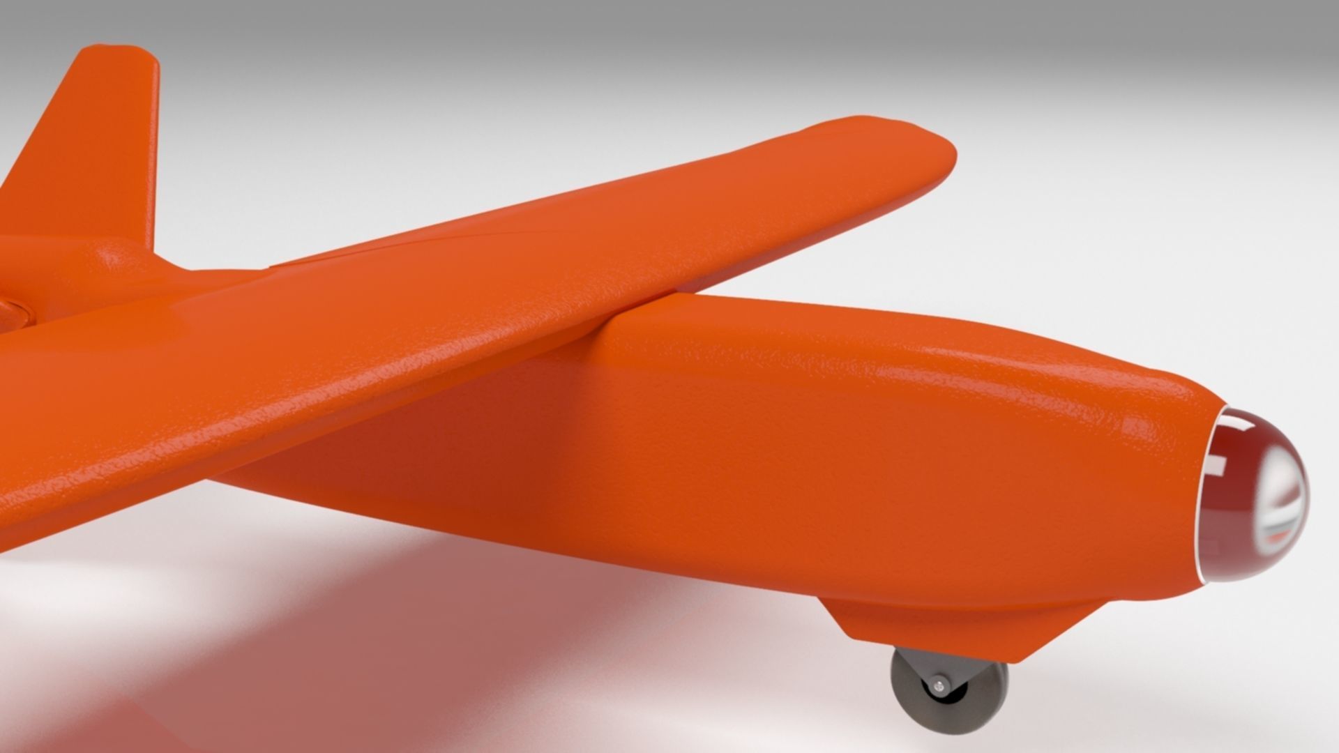 UAV Talon plane 3D model_1