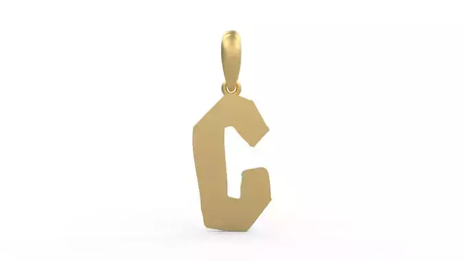 Initial Letters Pendant TimeBomb C