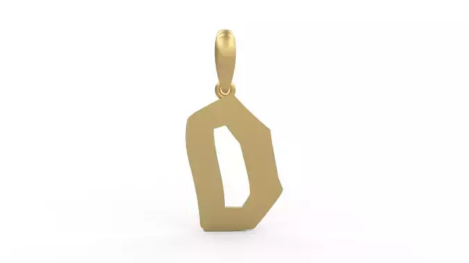 Initial Letters Pendant TimeBomb D
