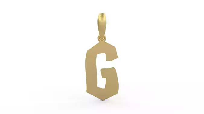 Initial Letters Pendant TimeBomb G
