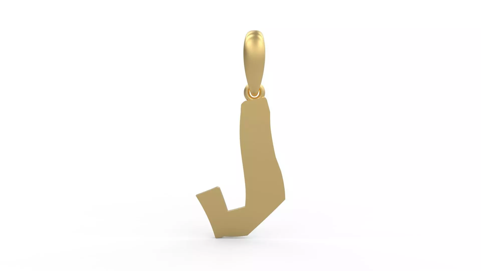 Initial Letters Pendant TimeBomb J 3D print model_0