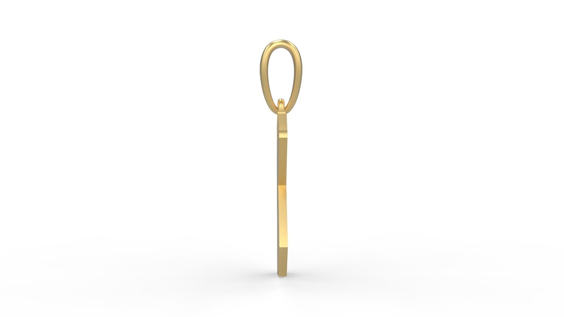 Initial Letters Pendant TimeBomb K 3D print model_2