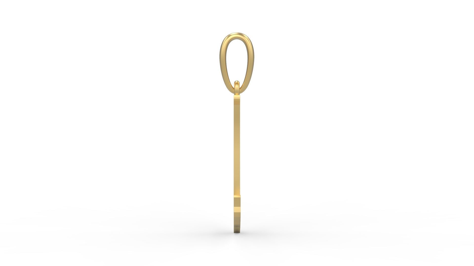 Initial Letters Pendant TimeBomb L 3D print model_2