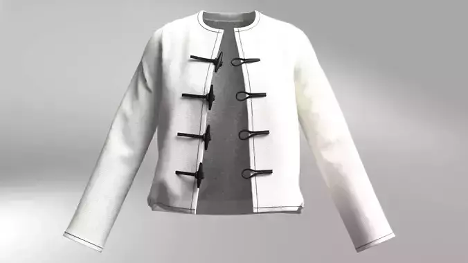 Womens leather jacket stuffed with fur