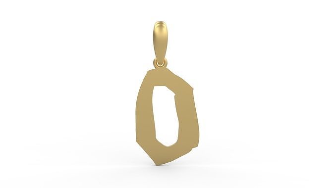 Initial Letters Pendant TimeBomb O 3D print model