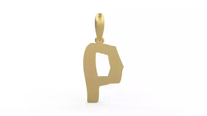 Initial Letters Pendant TimeBomb P